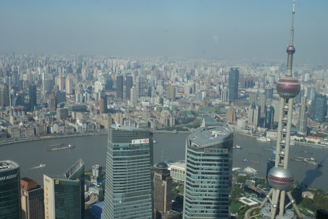 Blick vom Jin Mao Tower